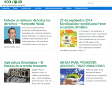 Tablet Screenshot of ecosalud.info